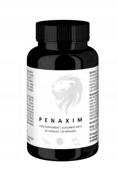 2 x PENAXIM 30KAPS + GRATIS! SUPLEMENT DIETY - BUZDYGANEK 60 kaps zdjęcie 2