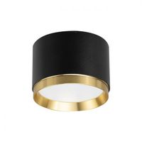 OPRAWA NATYNKOWA ALUMINIOWA GX53 CZARNO-ZŁOTA IP20