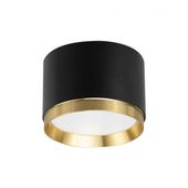 OPRAWA NATYNKOWA ALUMINIOWA GX53 CZARNO-ZŁOTA IP20