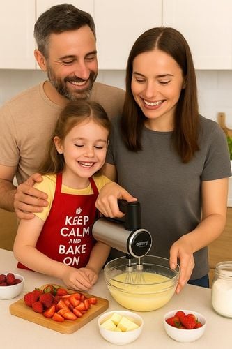 Mocny Mikser ręczny kuchenny 900W 5 PRĘDKOŚCI + 6 KOŃCÓWEK Wolny start na Arena.pl