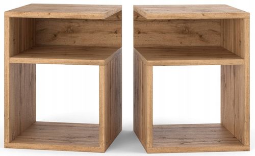 Szafka Nocna Dąb Wotan 32 CM Szerokość Bez Szuflad Stolik Nocny na Arena.pl