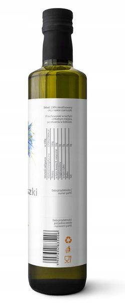 Olej z czarnuszki 250ml / BIOSWENA zimnotłoczony zdjęcie 3