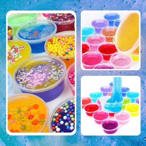 ZESTAW SLIME DO ROBIENIA GLUTÓW WIELKI KREATYWNY 120w1 BOX FABRYKA PREZENT na Arena.pl