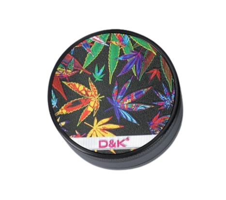 Kolorowy Młynek do Tytoniu Suszu Grinder Crusher z Listkami Marihuany D&K na Arena.pl
