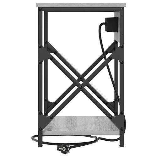 Szafka Nocna z szufladą 2 pcs Szary dąb sonoma 41 x 31 x 51 cm na Arena.pl