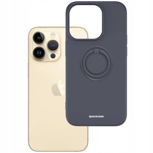 ETUI MATOWE DO IPHONE 14 PRO SPACECASE SILICONE RING SILIKONOWE + SZKŁO na Arena.pl