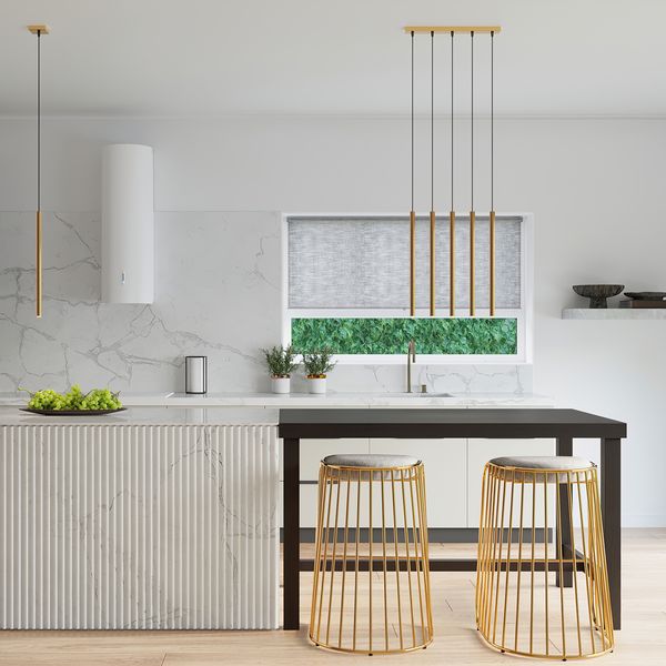 Lampa wisząca PASTELO 1 złota zdjęcie 8