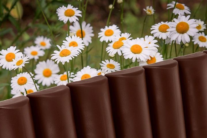 PALISADA OGRODOWA OBRZEŻE BORDER BRĄZ - 2,5M zdjęcie 4