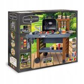 SMOBY ZABAWKOWA KUCHNIA OGRODOWA GARDEN KITCHEN GRILL DZIECIĘCY+AKCESORIA