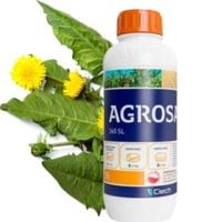 Agrosar 360 SL 1L glifosat 360g/l, niszczy wszystkie chwasty, perz,