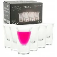 KPL KIELISZKI DO WÓDKI SHOTÓW 35 ML KLASYCZNE 6 SZT FESTA ITALIA NA PREZENT