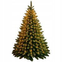 LAMPKI LED Z PIERŚCIENIEM 1,8 M 216L CIEPŁY BIAŁY WEWN/ZEWN