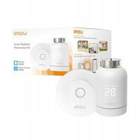 Imou Zestaw Głowica Termostatyczna Termostat Zigbee Z 6 Adapterami I Bramką
