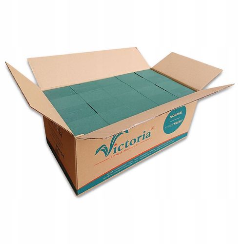 GĄBKA FLORYSTYCZNA mokra KOSTKA CEGŁA do kwiatów żywych VICTORIA na Arena.pl