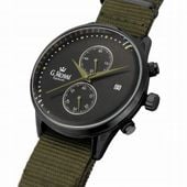 Zegarek męski G. Rossi Exclusive parciany - chronograf i datownik + GRAWER