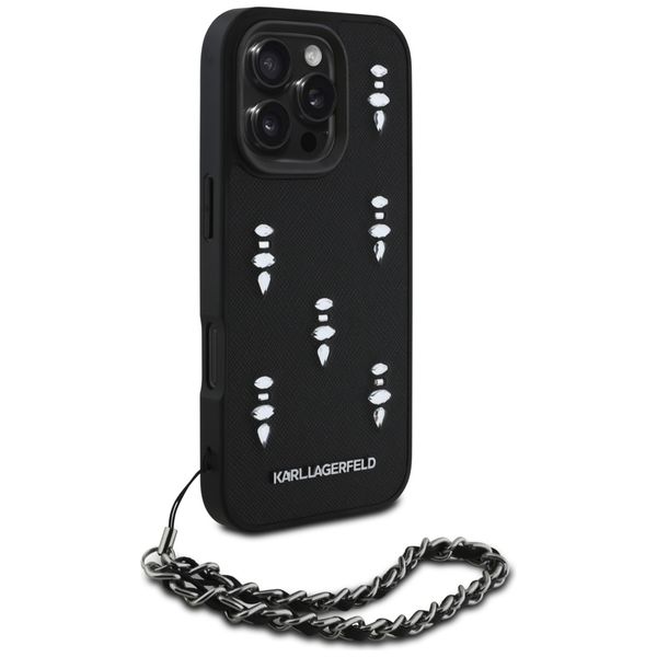 Etui Karl Lagerfeld do iPhone 16 Pro, Czarny zdjęcie 3