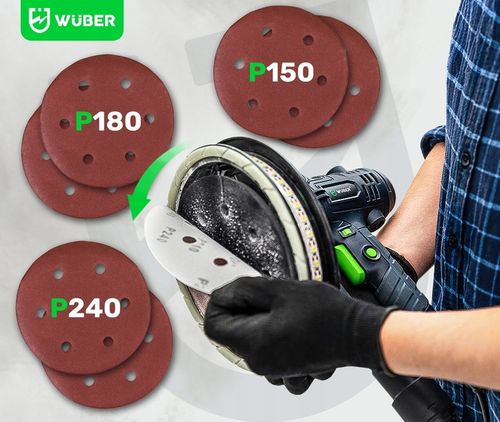 SZLIFIERKA DO GIPSU GŁADZI 180MM SIECIOWA Z TAŚMĄ LED + 6 PAPIERÓW na Arena.pl