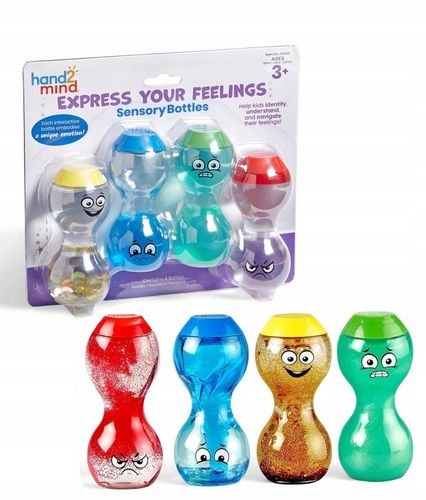 Hand2Mind - Sensoryczne buteleczki - Wyraź swoje emocje 94488 na Arena.pl