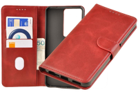 Etui portfel Wallet do Realme C71 / P3 Lite czerwony