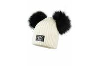 Jamiks CANDRA czapka dla dziewczynki merino ecru 52-54