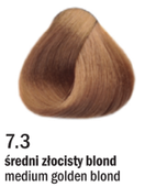 Allwaves Cream Color farba do włosów, koloryzacja trwała, 100 ml 7.3 średni złocisty blond