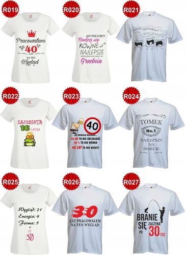 KOSZULKA T-SHIRT z napisem energia to 75% sukcesu na Arena.pl