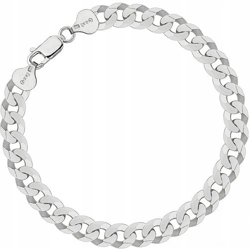 Bransoletka Srebrna Pancerka 925 Pełna Diamentowana 7,50 mm Grawer Gratis na Arena.pl