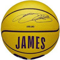 Piłka do koszykówki Wilson NBA Player Icon LeBron James Mini Ball WZ4027701XB — Rozmiar: 3