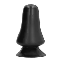 all black korek anatomiczny gładki 12 cm - model kompaktowy, czarny