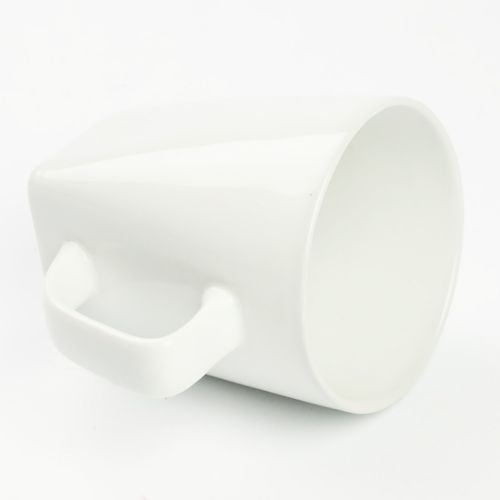 KUBEK PORCELANOWY DO KAWY HERBATY UNIWERSALNY BIAŁY 460ML Z UCHEM na Arena.pl