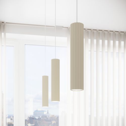 Lampa wisząca KARBON 2 beżowy na Arena.pl