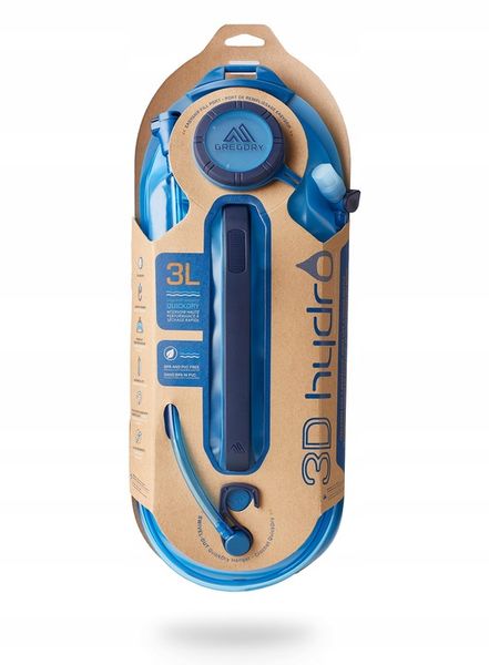 Bukłak na wodę Gregory 3D Hydro 3L Reservoir - blue zdjęcie 3