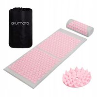 MATA DO AKUPRESURY DŁUGA Z PODUSZKĄ POLSKA AKUMATA Z KOLCAMI NA BÓL PLECÓW