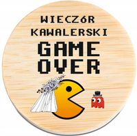 OTWIERACZ DREWNIANY magnes personalizacja PREZENT NA WIECZÓR KAWALESKI