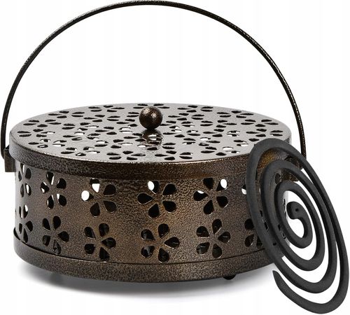 Pojemnik Stojak Uchwyt Na Spiralę Szpulę Kadzidła Na Komary Retro Kemping na Arena.pl