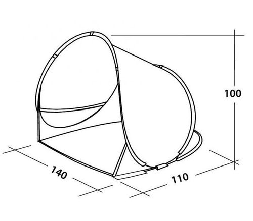 Namiot plażowy Easy Camp Ocean na Arena.pl