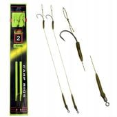 PRZYPON KARPIOWY Z WŁOSEM PLECIONKA HAK rozm. 2