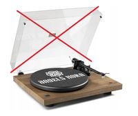 Gramofon ANGELS HORN HP-H019 z przedwzmacniaczem, 33 i 45 obr./min Brązowy