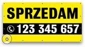 Baner sprzedam wynajmę Reklamowy Banery Reklama Plandeka MOCNY 2x1m DRUK UV