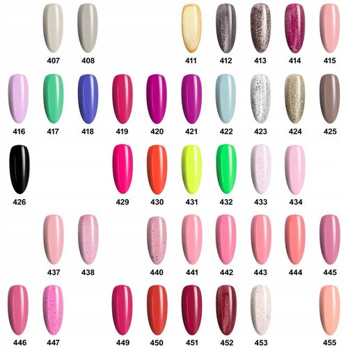 10x Lakier Hybrydowy NTN 5g Pastele Brokaty Drobinki Wybór Kolorów na Arena.pl