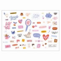 NAKLEJKI SAMOPRZYLEPNE KSIĘGA GOŚCI 8 65 szt