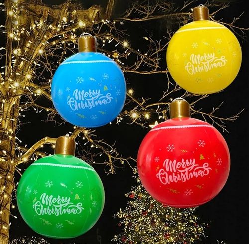 ŚWIECĄCA DMUCHANA BOMBKA do DOMU OGRODU 60cm 16xPROGRAM ŚWIĘTA PREZENT na Arena.pl