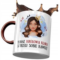 Kubek Bordowy Dla Klary Koleżanki Żony Na Prezent Z Nadrukiem Ze Zdjęciem