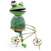 ŻABA METALOWA OGRODOWA DUŻA FIGURKA DO OGRODU OGRODOWA DEKORACJA 35 cm