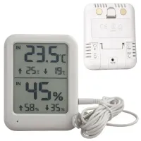 Stacja pogodowa pogody lcd termometr sonda higrometr magnes pokojowy