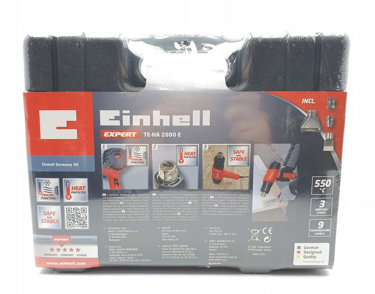Opalarka Einhell 2000 W 230 V 550 °C zdjęcie 4