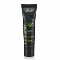 orgie lube tube cannabis 100ml - żel intymny wodny o aromacie konopi