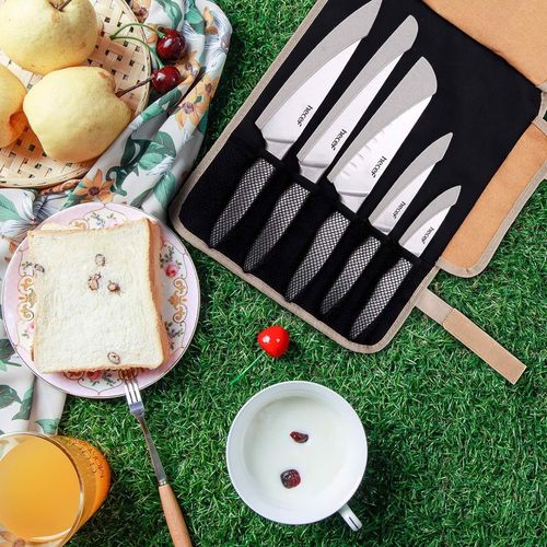 Zestaw noży w zewnętrznym etui hecef 5szt na Arena.pl