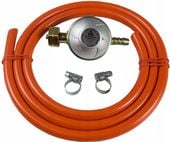 ZESTAW DO GAZU REDUKTOR WĄŻ 1,5M OPASKI DO BUTLI 11KG