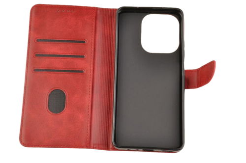 Etui portfel Wallet do Oppo A5 Pro 5G czerwony na Arena.pl